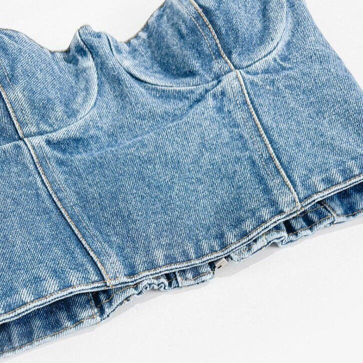 AMINA ZIPPER TANK TOP