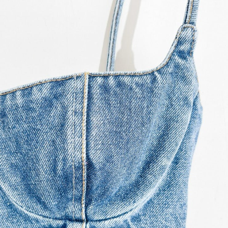 AMINA ZIPPER TANK TOP