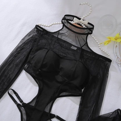 MESH LONGSLEEVE BODYSUIT