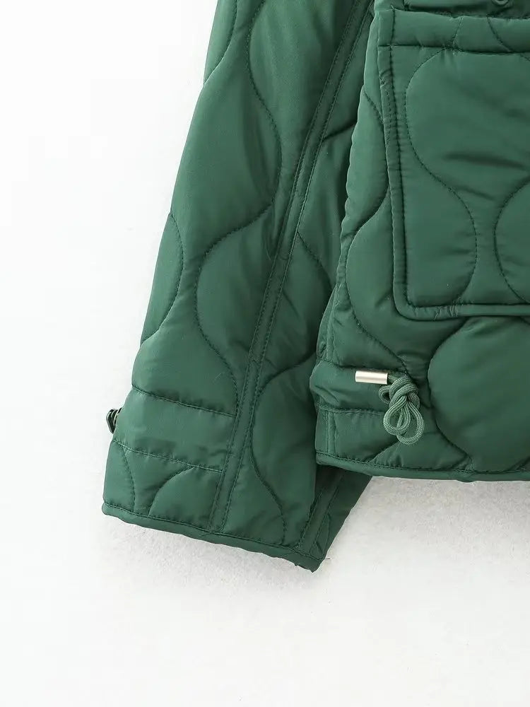 Quilted Puffer Jacket – Women’s Lightweight Winter Jacket