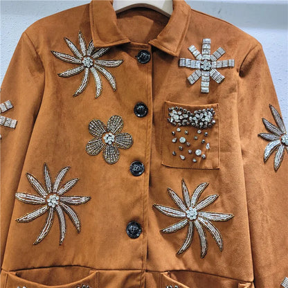 RIVET FLOWER CASUAL JACKET