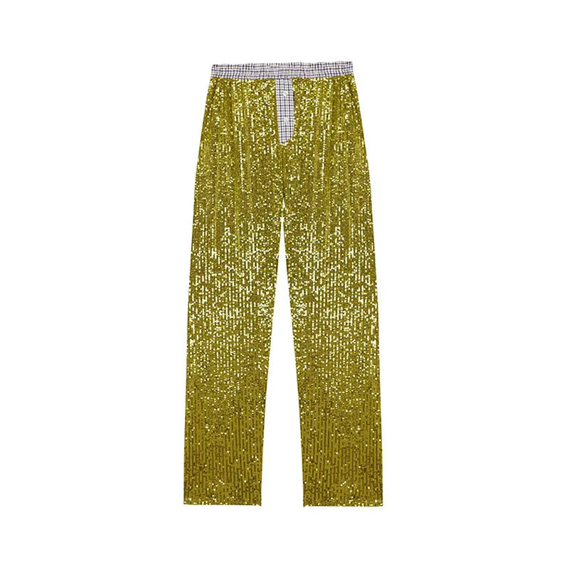 SEQUIN BLOUSE and PANTS SET