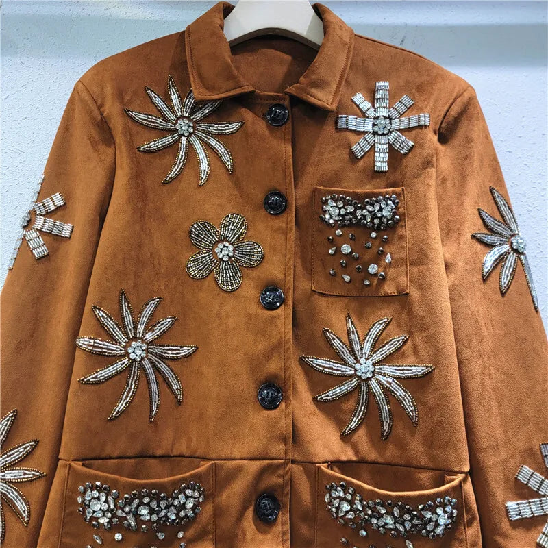 RIVET FLOWER CASUAL JACKET