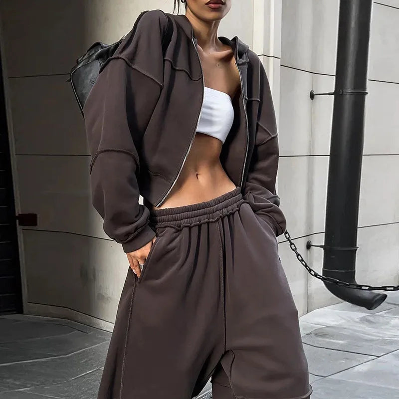 SARA WIDE TROUSERS SET