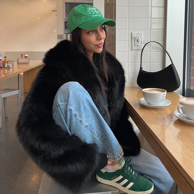 SAMONA FAUX FUR COAT