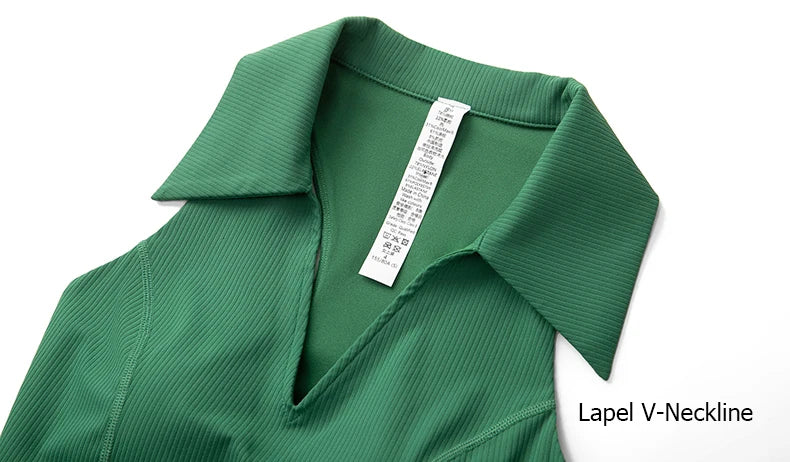 Women’s Two Piece Yoga Set – Gym Top & Tennis Skirt Quick Dry Sportswear