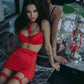 IRIS 5 PIECE LINGERIE SET with CHOKER and SKIRT