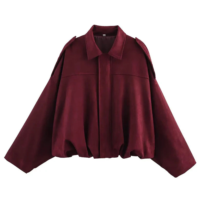 LILO SUEDE BOMBER JACKET