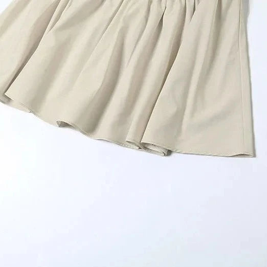 FOLA WHITE SKIRT and BLACK TOP MINI DRESS