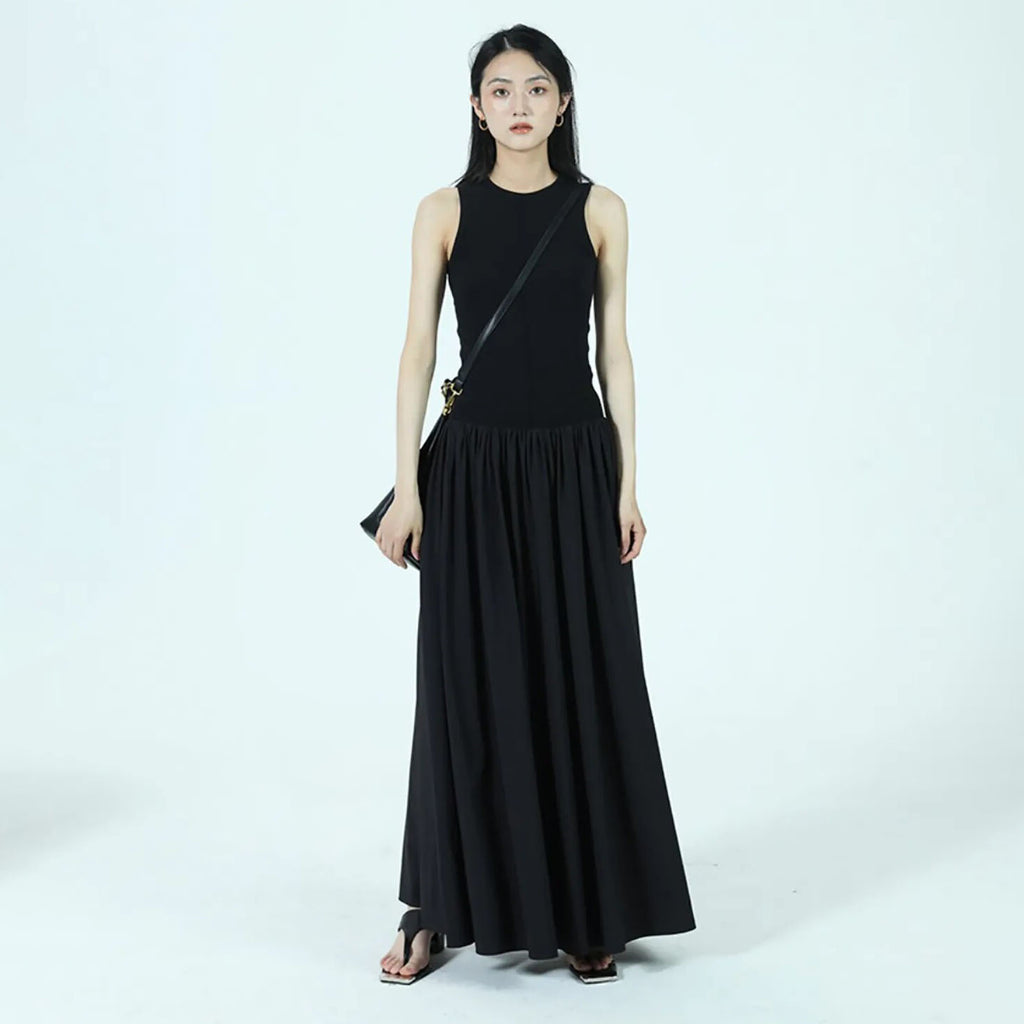 ALEXA SLEEVELESS PUFF DRESS