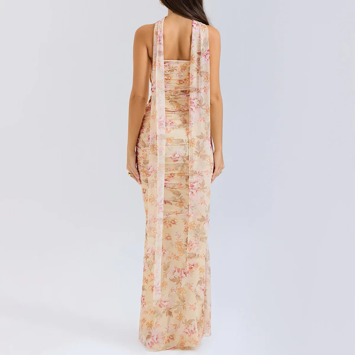 ELEGANT CORSET a MAXY SKIRT SET with SCARF