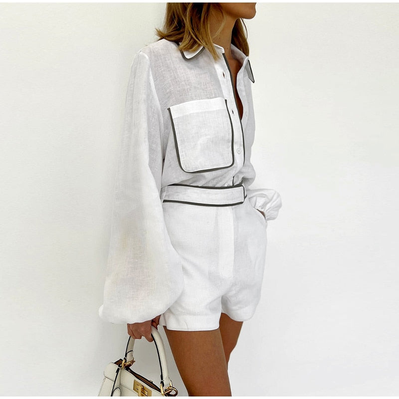 OLIVE SHORTS and SHIRT 2 PIECE SET