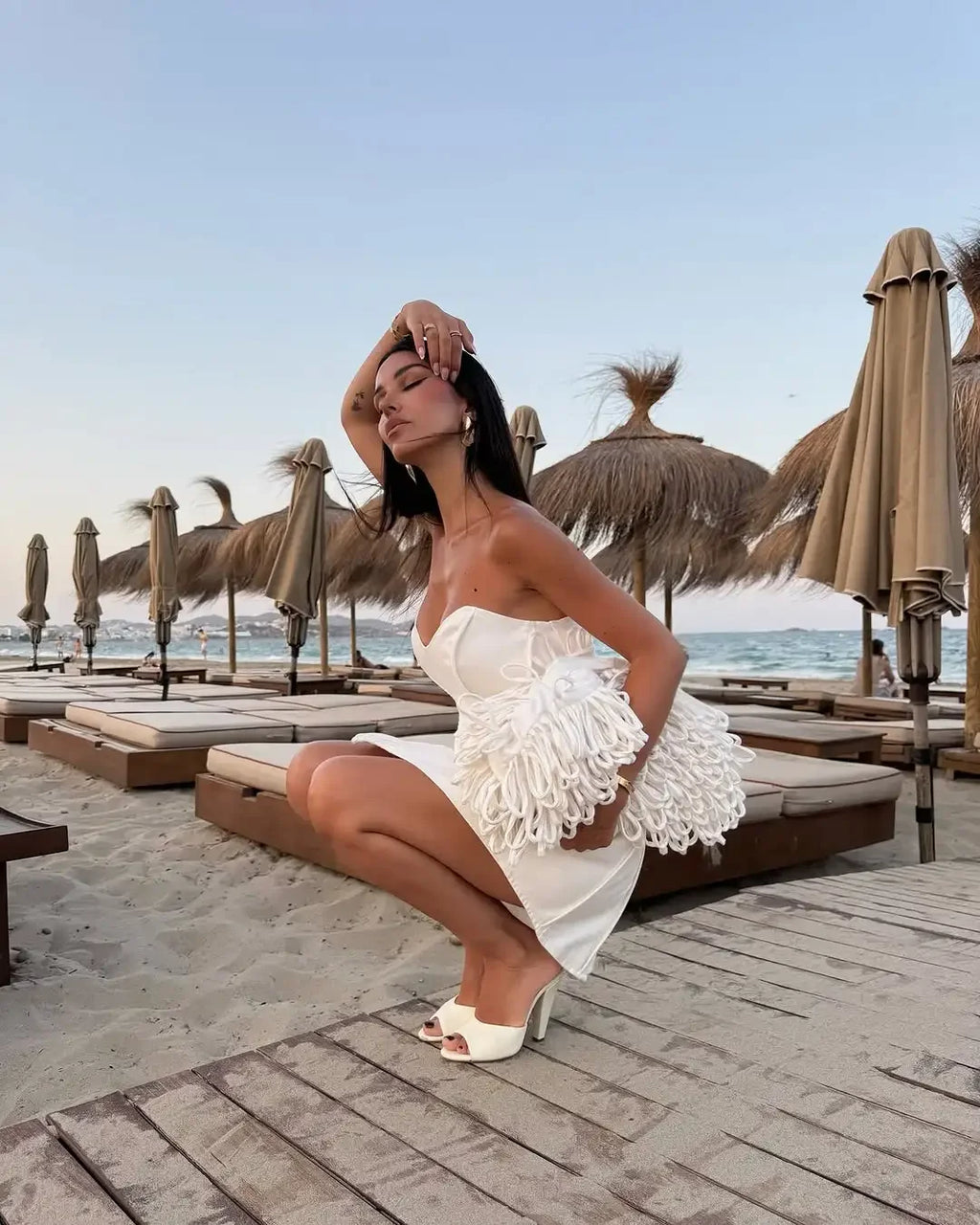 Women Strapless Backless Corset Mini Dress – Elegant Bustier Cocktail Party Outfit 2026