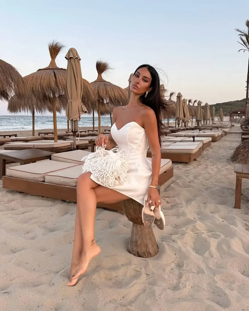 Women Strapless Backless Corset Mini Dress – Elegant Bustier Cocktail Party Outfit 2026