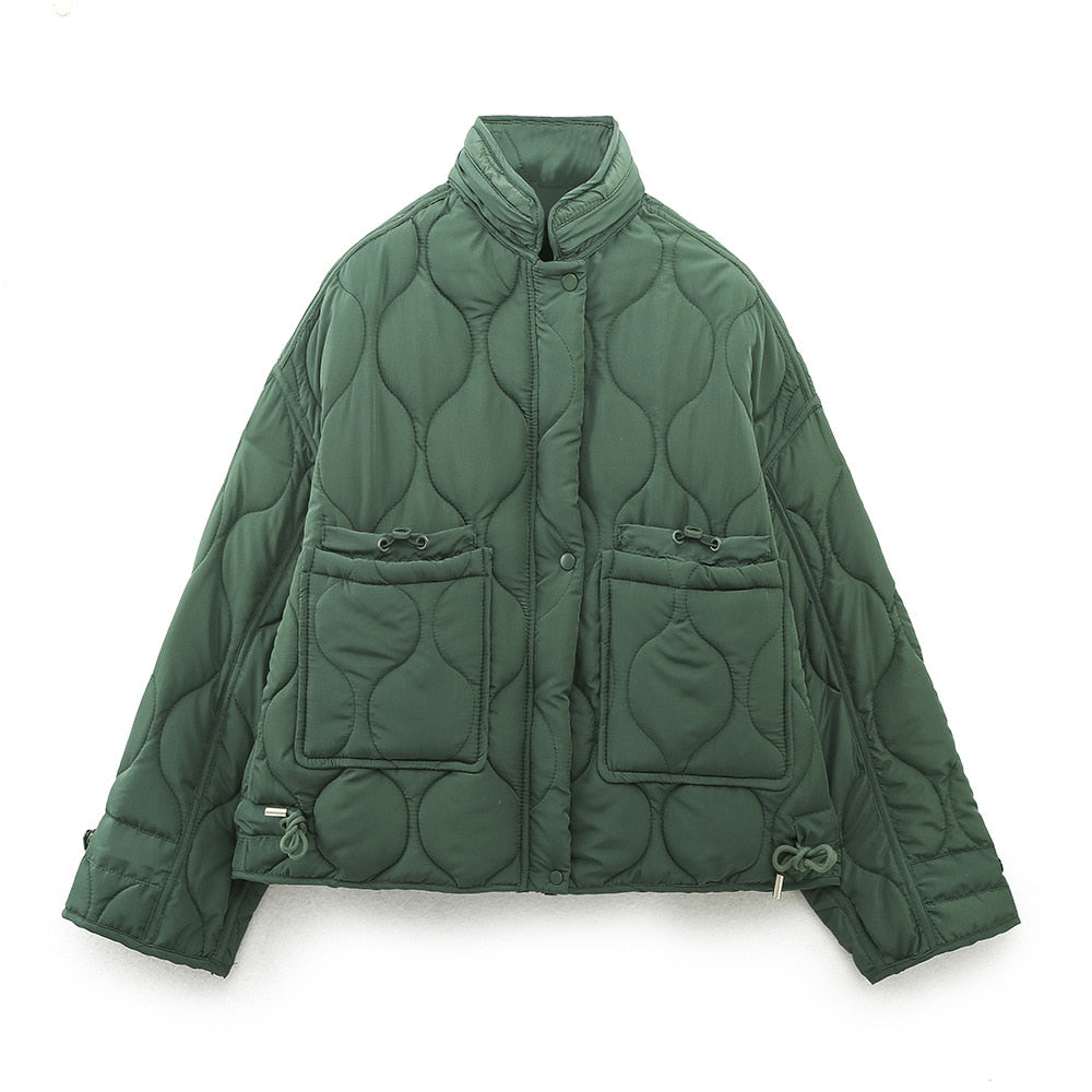 Quilted Puffer Jacket – Women’s Lightweight Winter Jacket