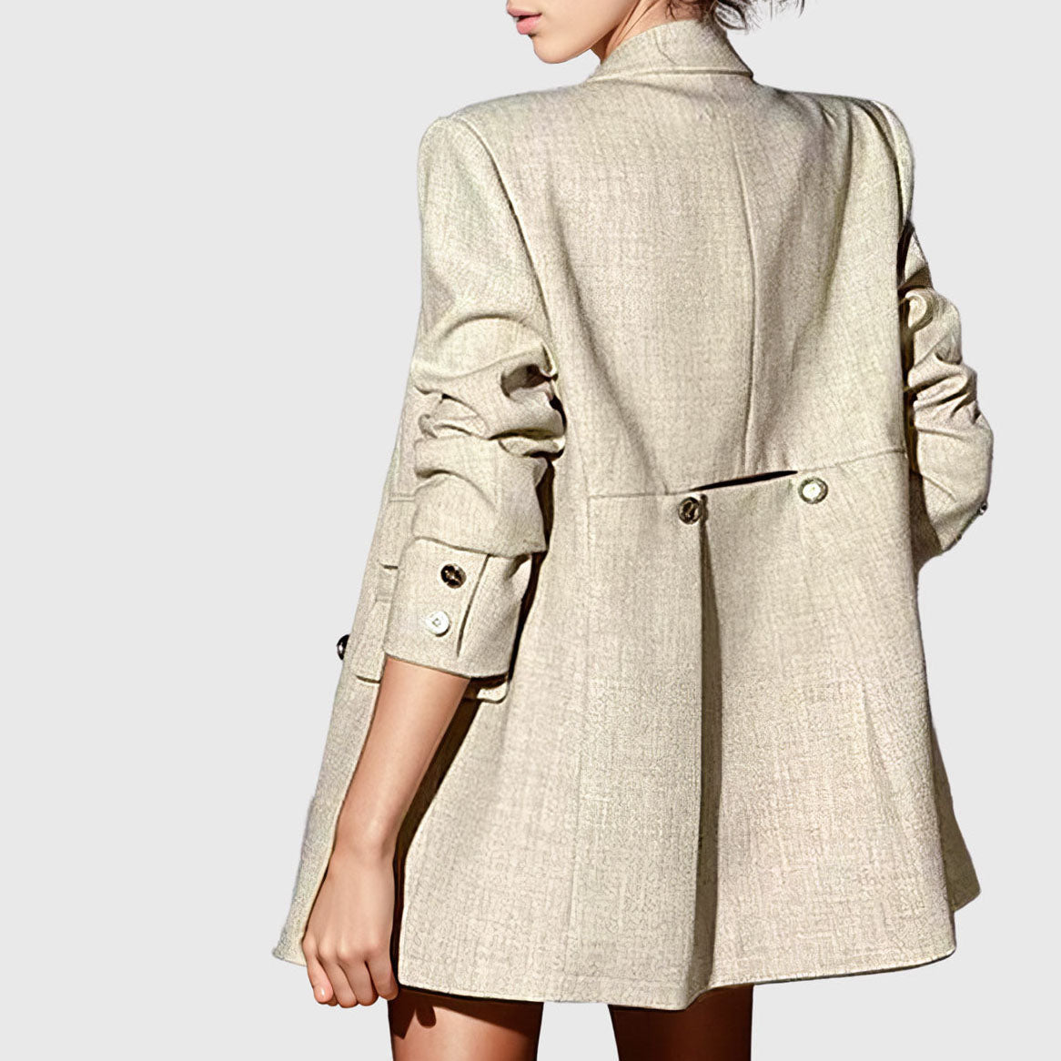 LUISA SHORTS CUT OUT VEST and BLAZER 3 PIECE SET