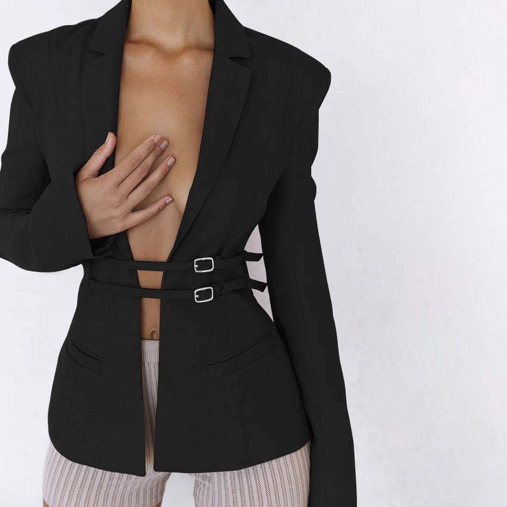 DESTY BLAZER with WAISTBANDS
