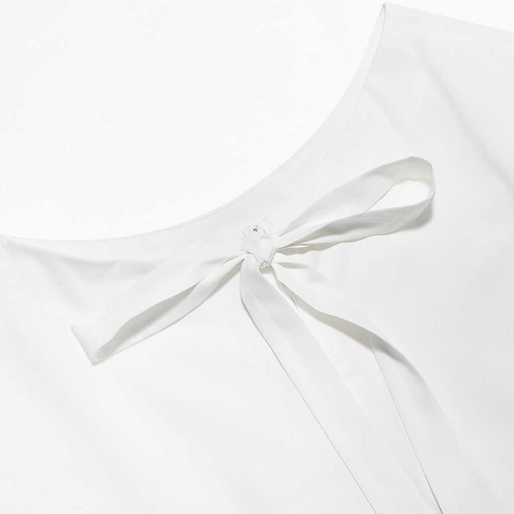 HIGH WAIST WHITE MINI SKIRT