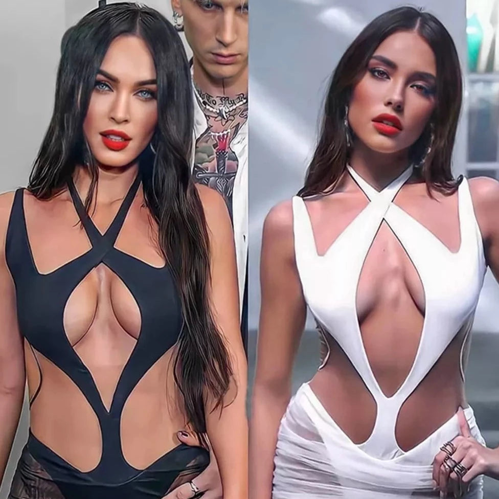 MEGAN MESH MINI DRESS