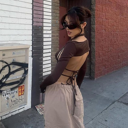 ANNABELLA BANDAGE CROP TOP