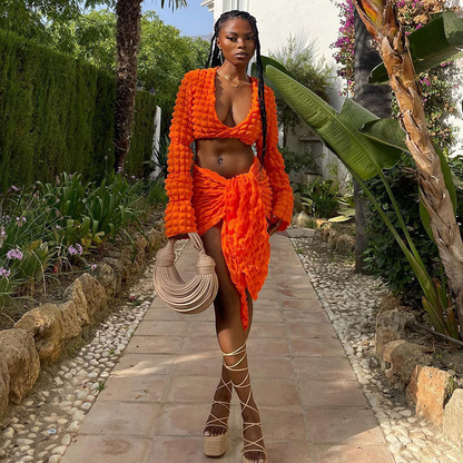 SANDRA TOP and SKIRT 2 PIECE SET
