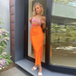 BRIANA SLEEVELESS HOLLOW OUT MAXI DRESS