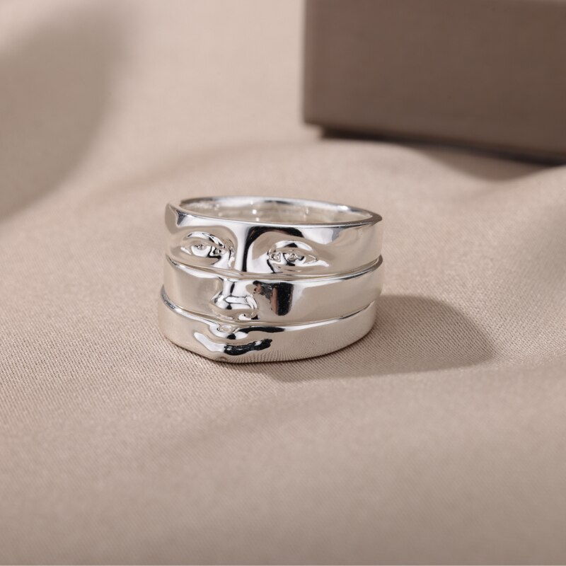 CARA TRIPLE FACE RING