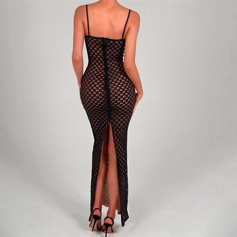 KATALEYA STRAP LACE UP BACKLESS MAXI and MINI DRESS