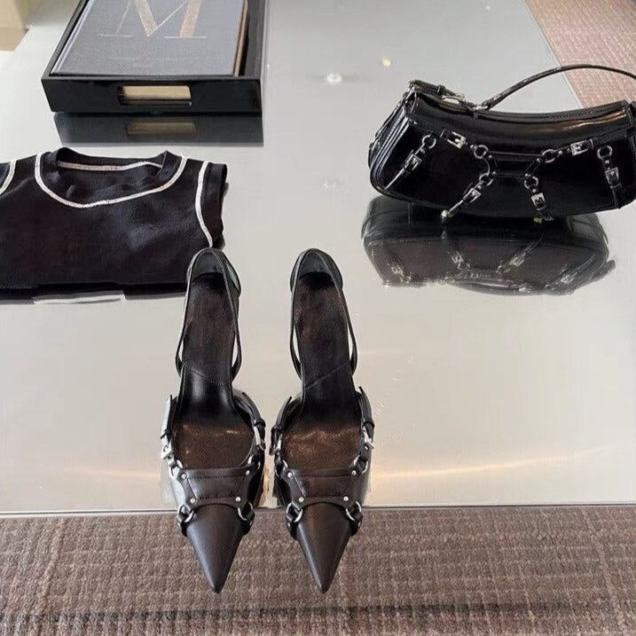 EZRA POINTED TOE SANDALS