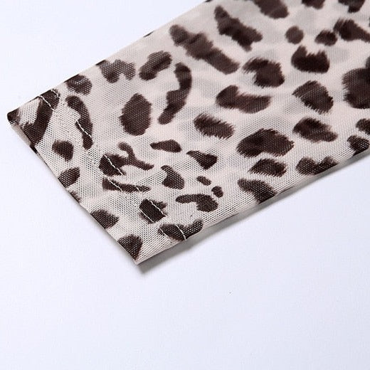 ARIYA LEOPARD PRINT HIGH WAIST BODYSUIT