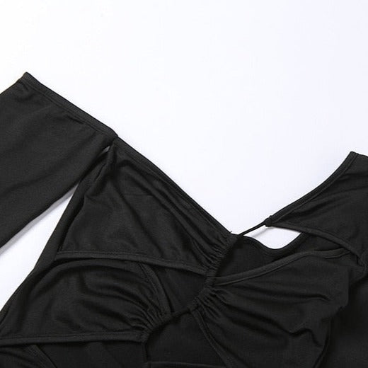 TETYANA HOLLOW OUT MINI DRESS