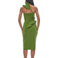 WYNTER SIDE SLIT MIDI DRESS