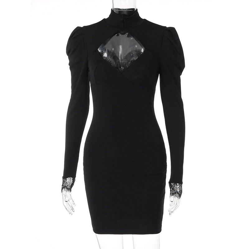 LEANNA HOLLOW OUT MINI DRESS