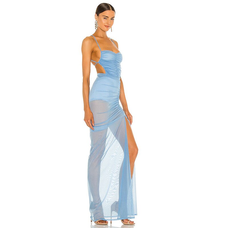 APRIL SIDE SLIT MAXI DRESS