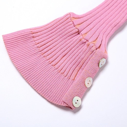 LIBERTY PINK KNITTED CROP TOP
