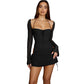 KHALANI SIDE SLIT MINI DRESS