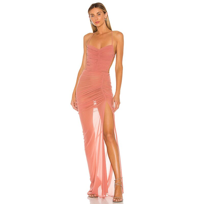 APRIL SIDE SLIT MAXI DRESS