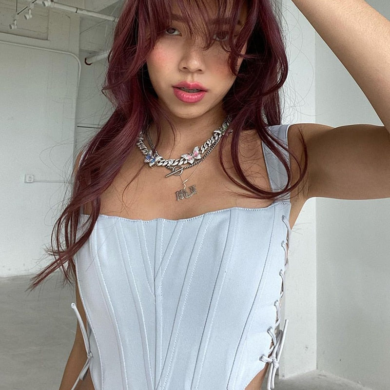 MILANY LACE UP CORSET