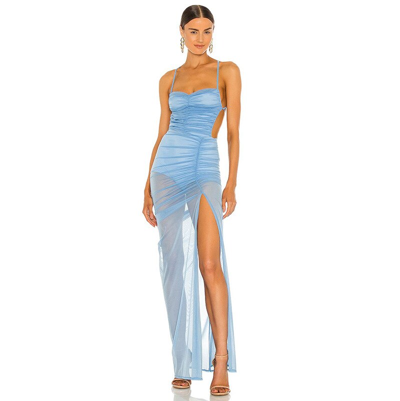 APRIL SIDE SLIT MAXI DRESS