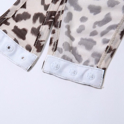 ARIYA LEOPARD PRINT HIGH WAIST BODYSUIT