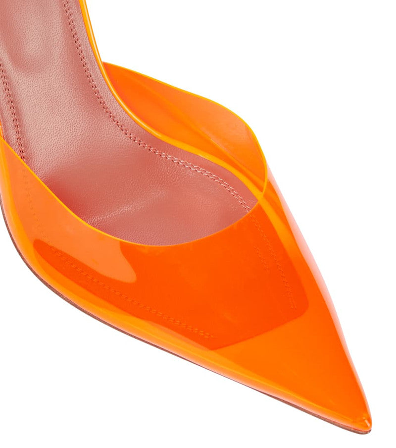 MAE TRIANGLE HEEL TRANSPARENT SANDALS