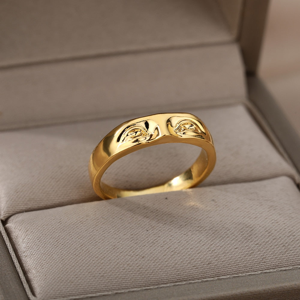 CARA TRIPLE FACE RING