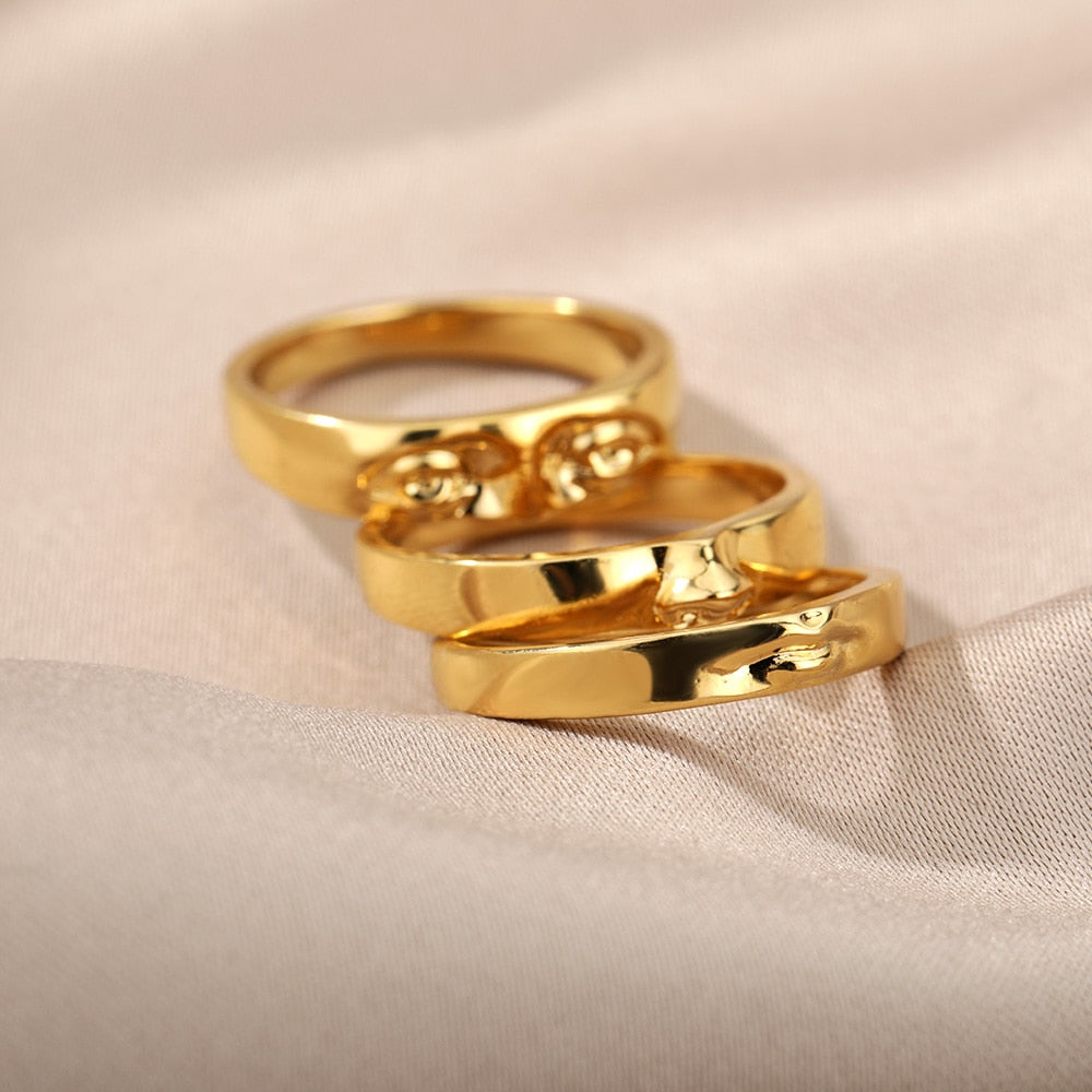 CARA TRIPLE FACE RING