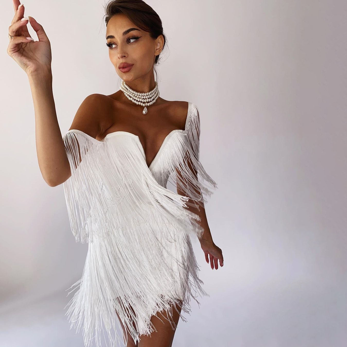 POPPY MINI TASSEL DRESS