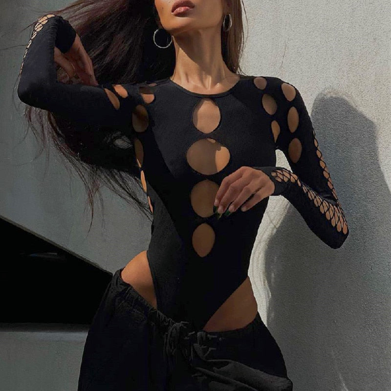 PAISLEY CUT OUT BODYSUIT