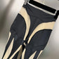 DALARY PRINTED MESH LEGGINGS