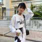 CASSIDY LONG SLEEVE PRINTED SWEATSHIRT