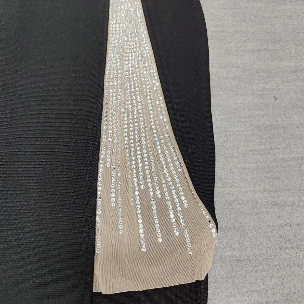 SAVANNA ONE SHOULDER SIDE SLIT MIDI DRESS