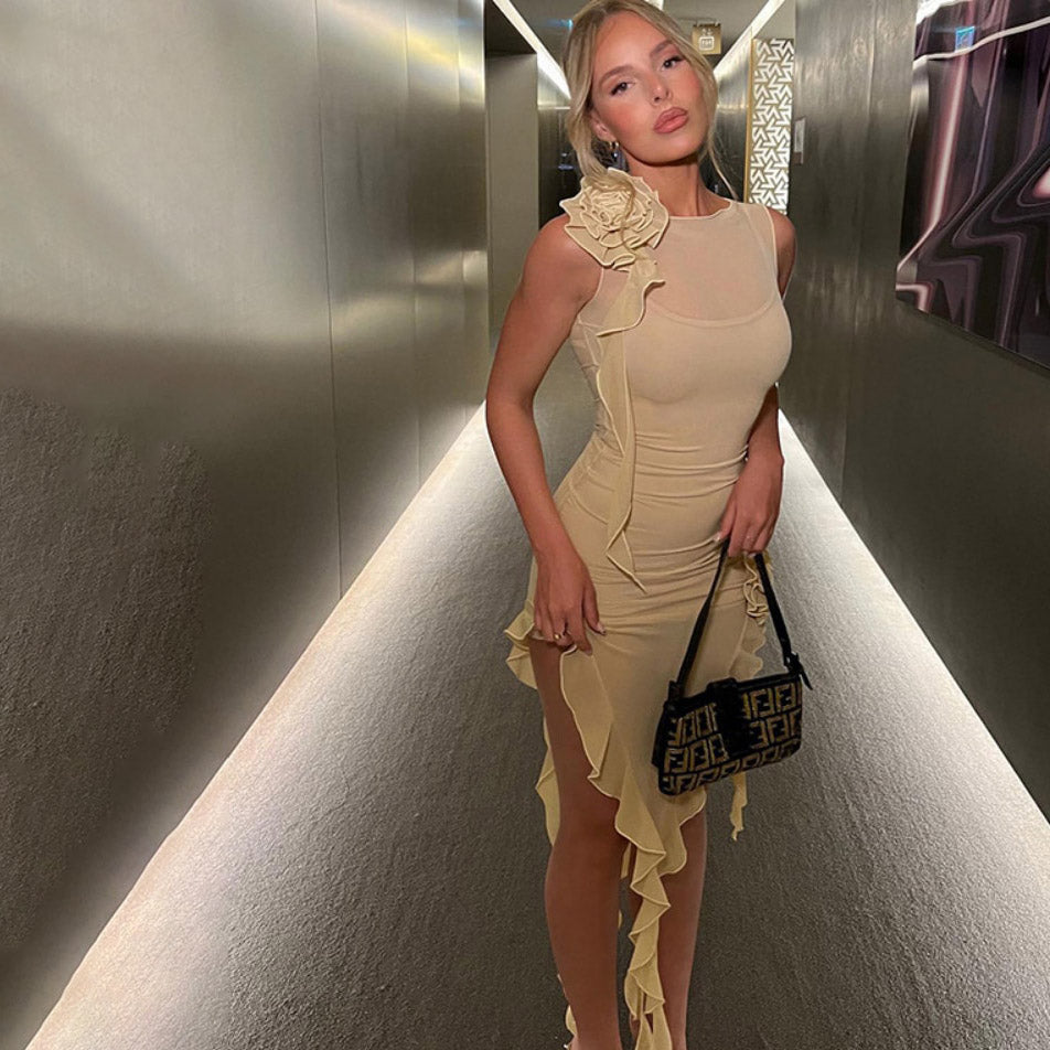 FREYJA RUFFLES DRESS