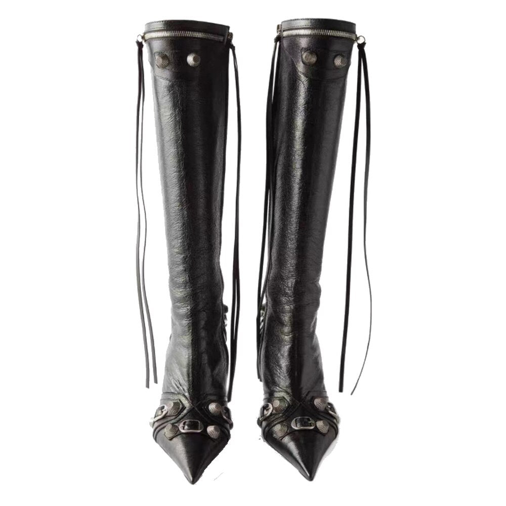 KENNA POINTED TOE HIGH BOOTS